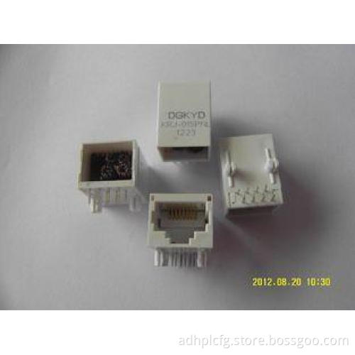 10/100Base Tab Down Transformer RJ45 Single Port w/o shield